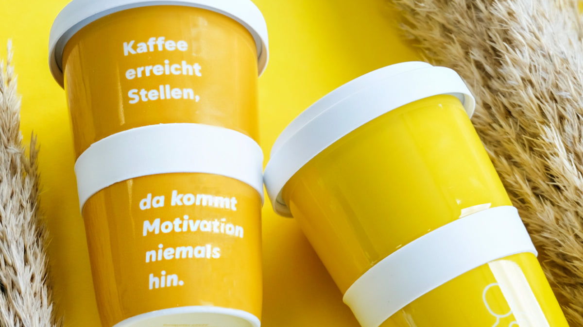 Home of Jobs - Coffee To Go Becher aus Porzellan