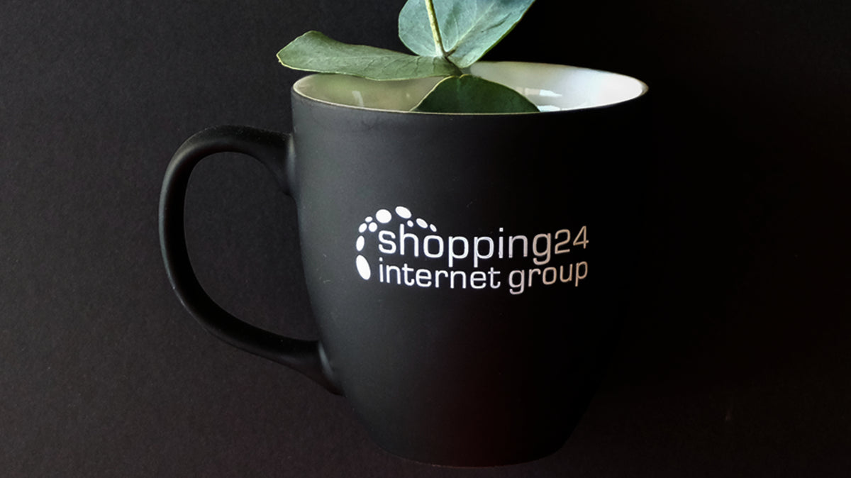 shopping24 - Jumbo Kaffeebecher aus Porzellan