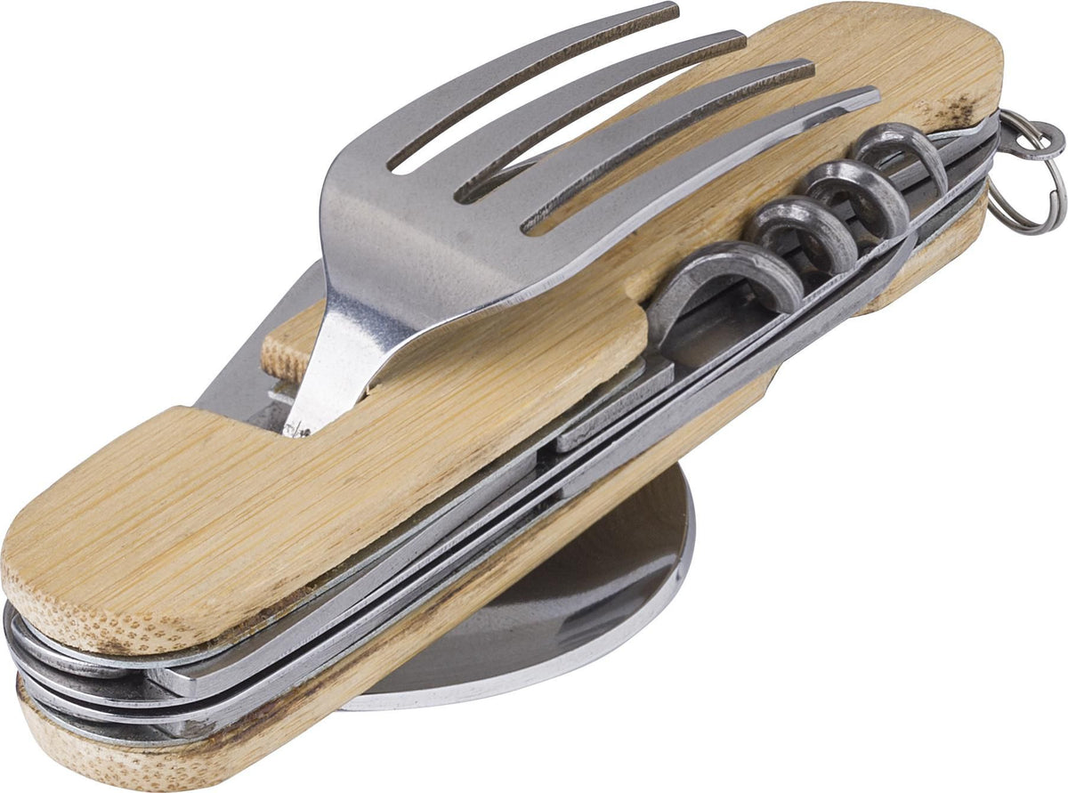 Besteck Set Ainsley, Bambus, 6 in 1