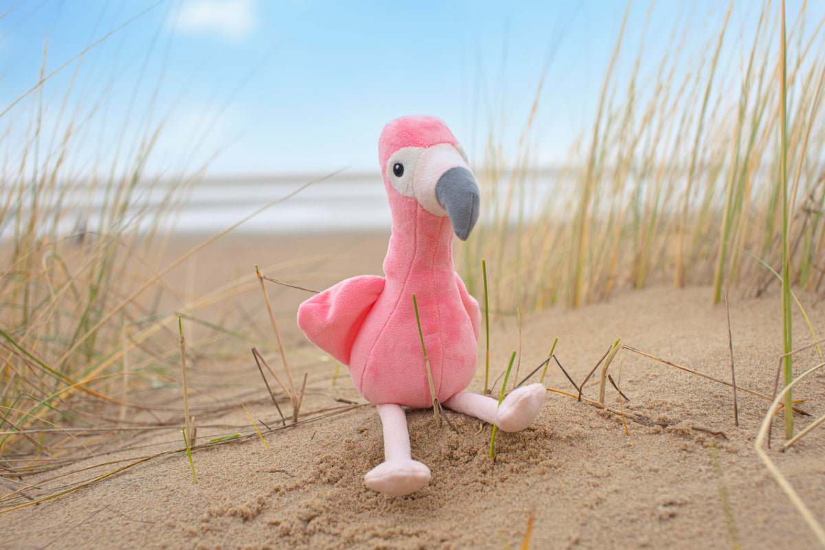 Plüschflamingo Alicia, 18 cm