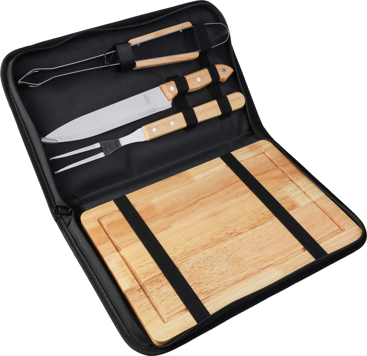 Grillset Kathleen, Edelstahl, 4 St., Polyestertasche
