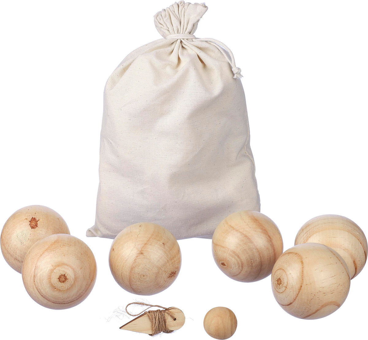 Boccia Set Quillian, Holz