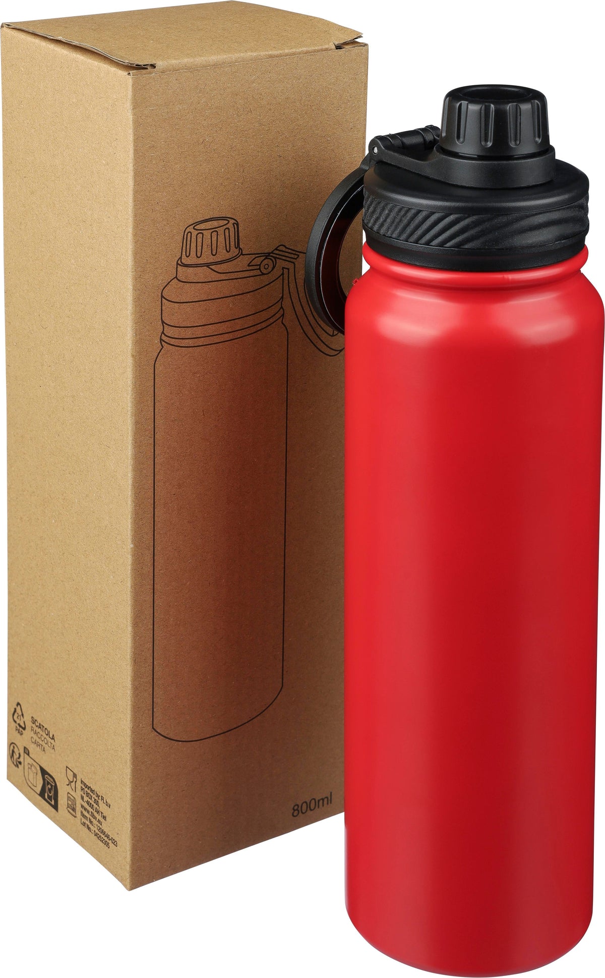 Thermoflasche Zinnia, Doppelwandig, MagSafe, 800 ml