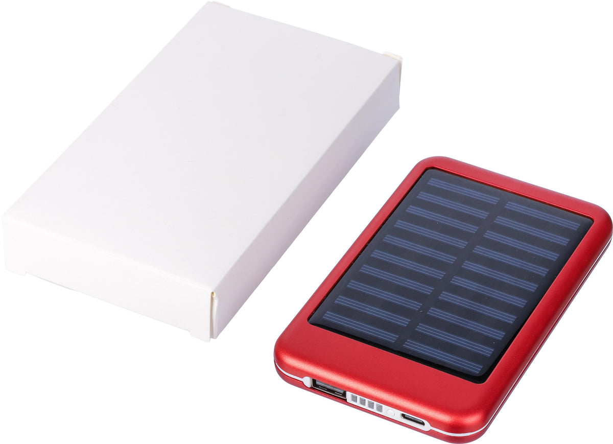 Powerbank Tycho, Aluminium, Solar, 4.000 mAh