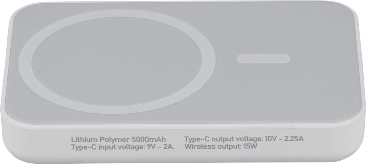 Powerbank mit kabellosem Ladegerät Miren, 5.000 mAh, MagSafe kompatibel