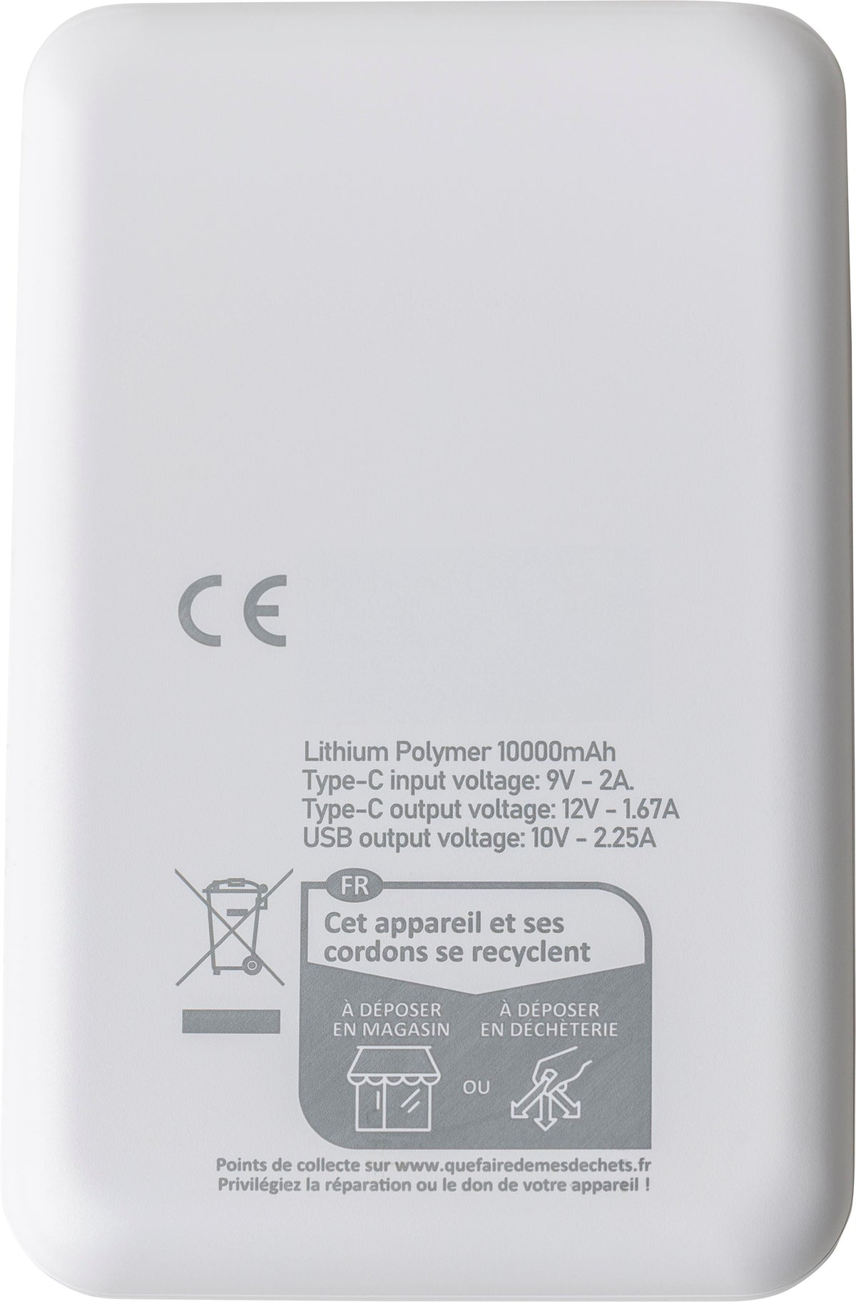 Powerbank Tavi, 10.000 mAh