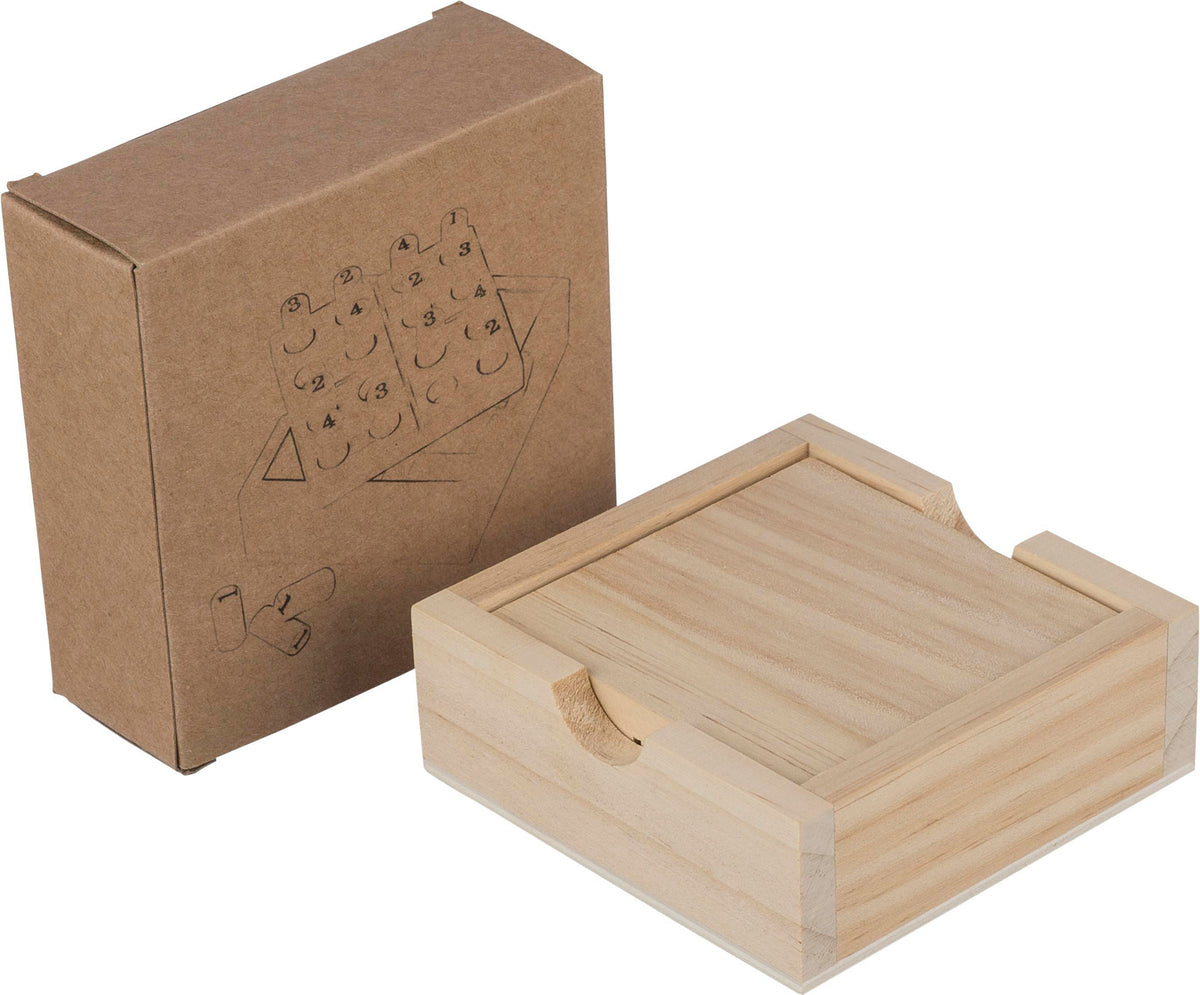 Mini Sudoku Set Kenza, Kiefernholz