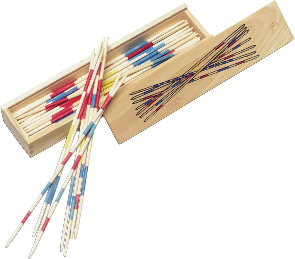 Mikado Spiel Cas, Holz