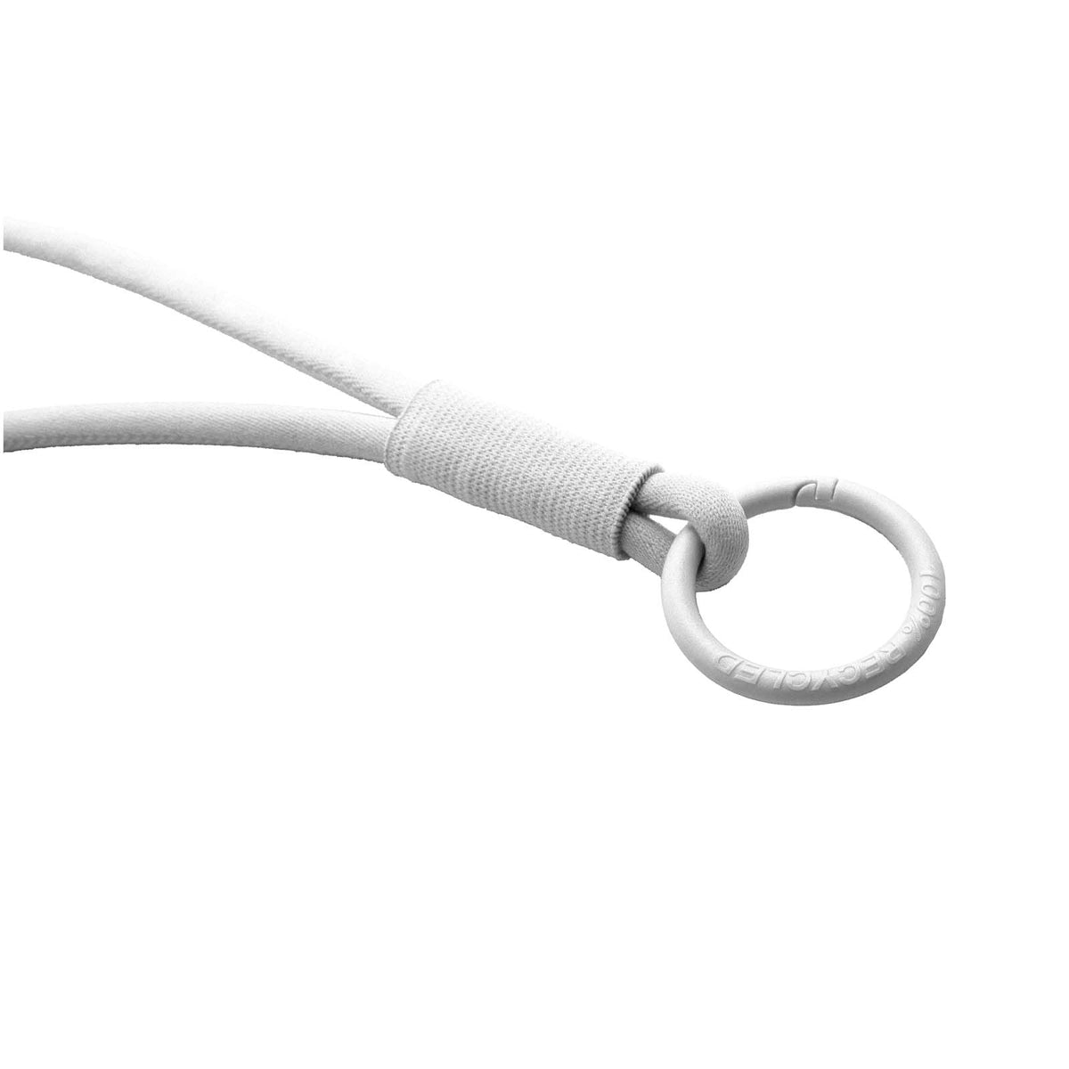 Tubyard Lanyard mit elastischem Band – Weiss