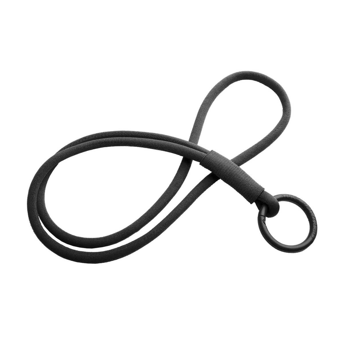 Tubyard Lanyard mit elastischem Band – Schwarz
