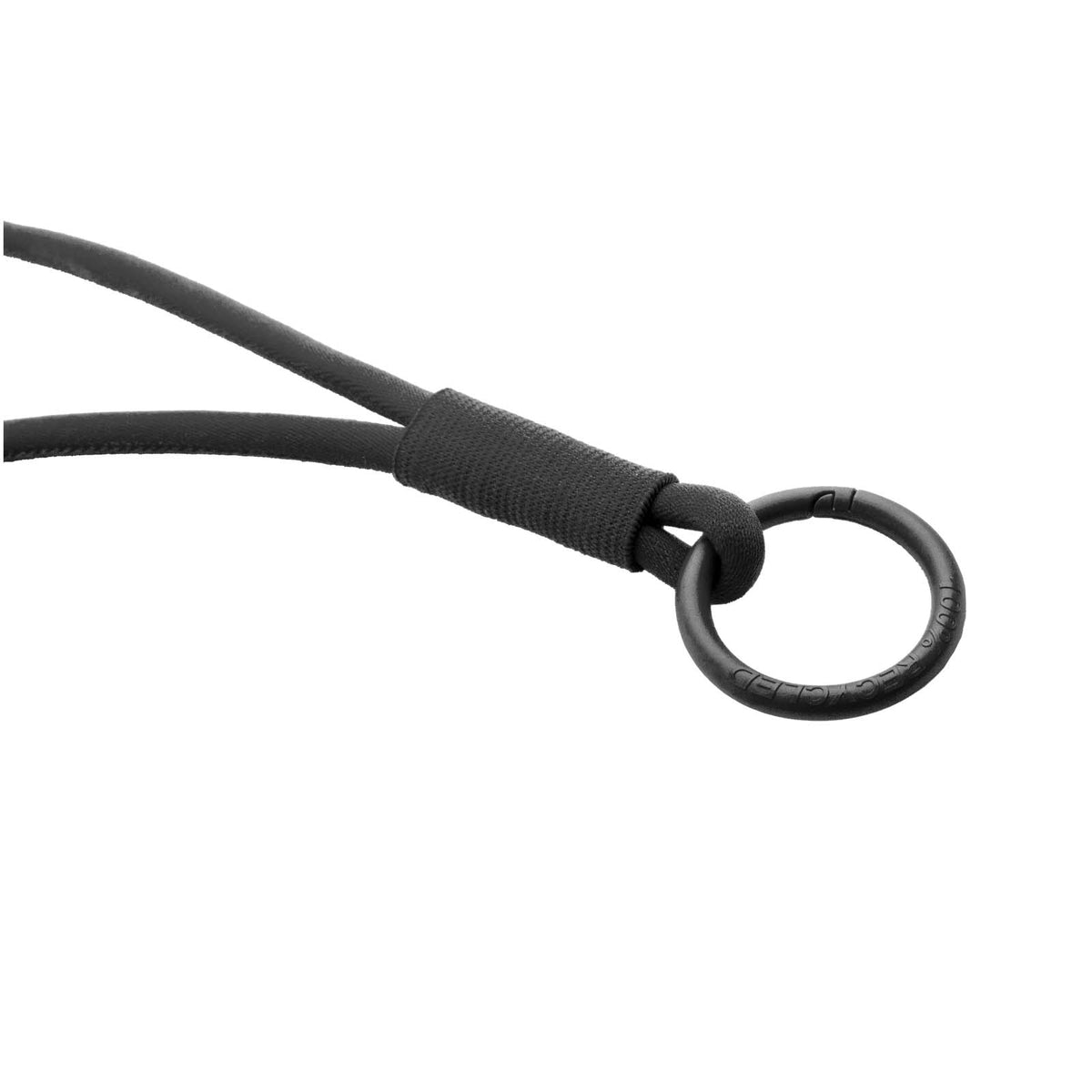 Tubyard Lanyard mit elastischem Band – Schwarz