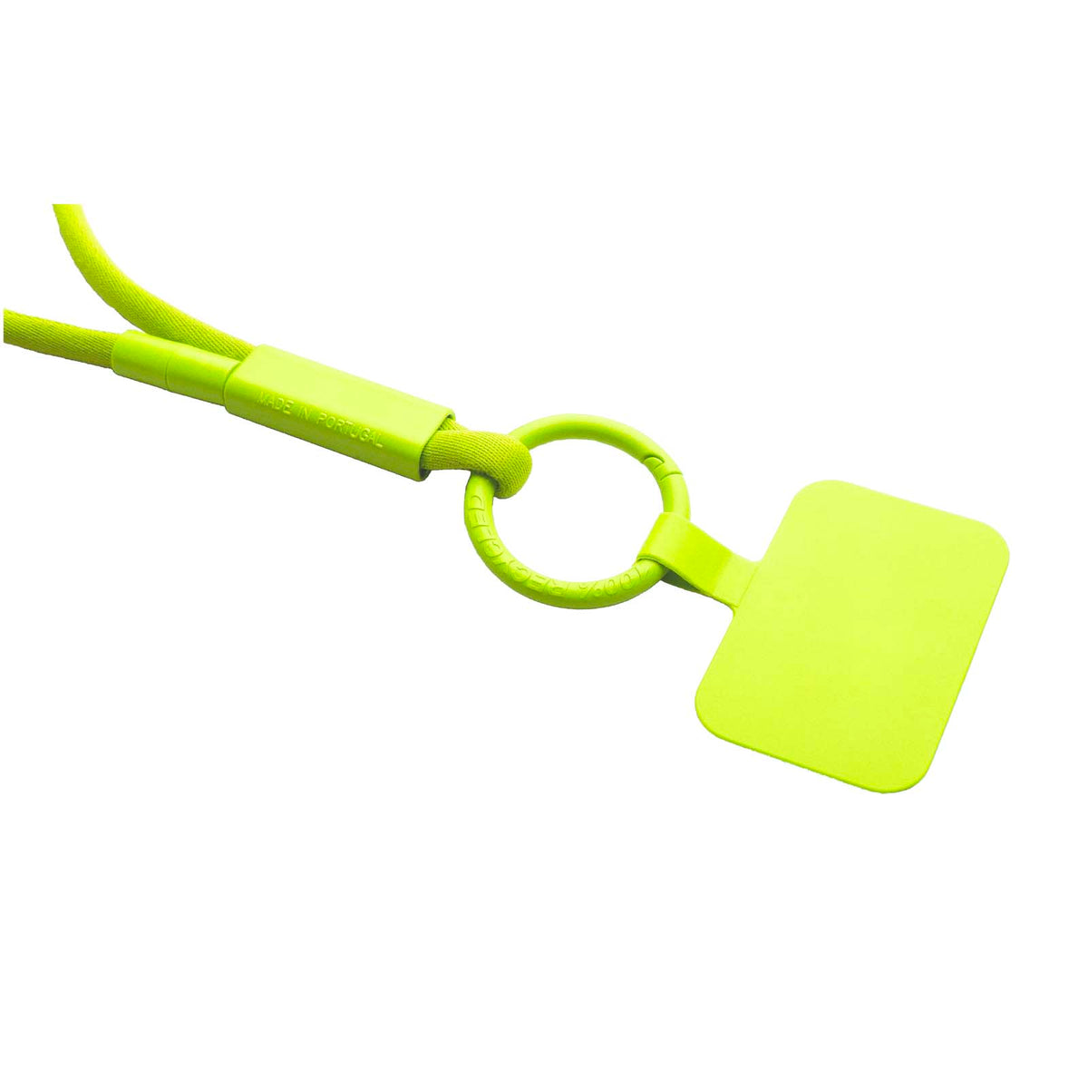 Tubyard Lanyard mit Telefonhalterung und Band – Gelb