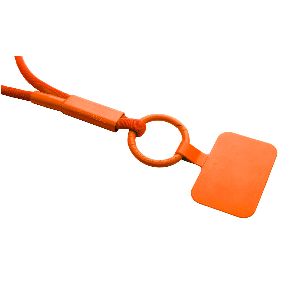 Tubyard Lanyard mit Telefonhalterung und Band – Orange