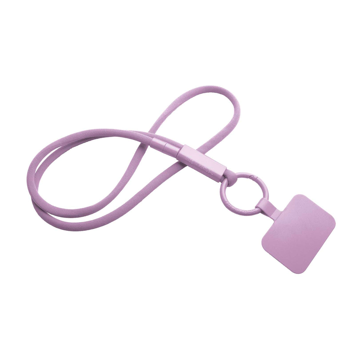 Tubyard Lanyard mit Telefonhalterung und Band – Fliederfarben