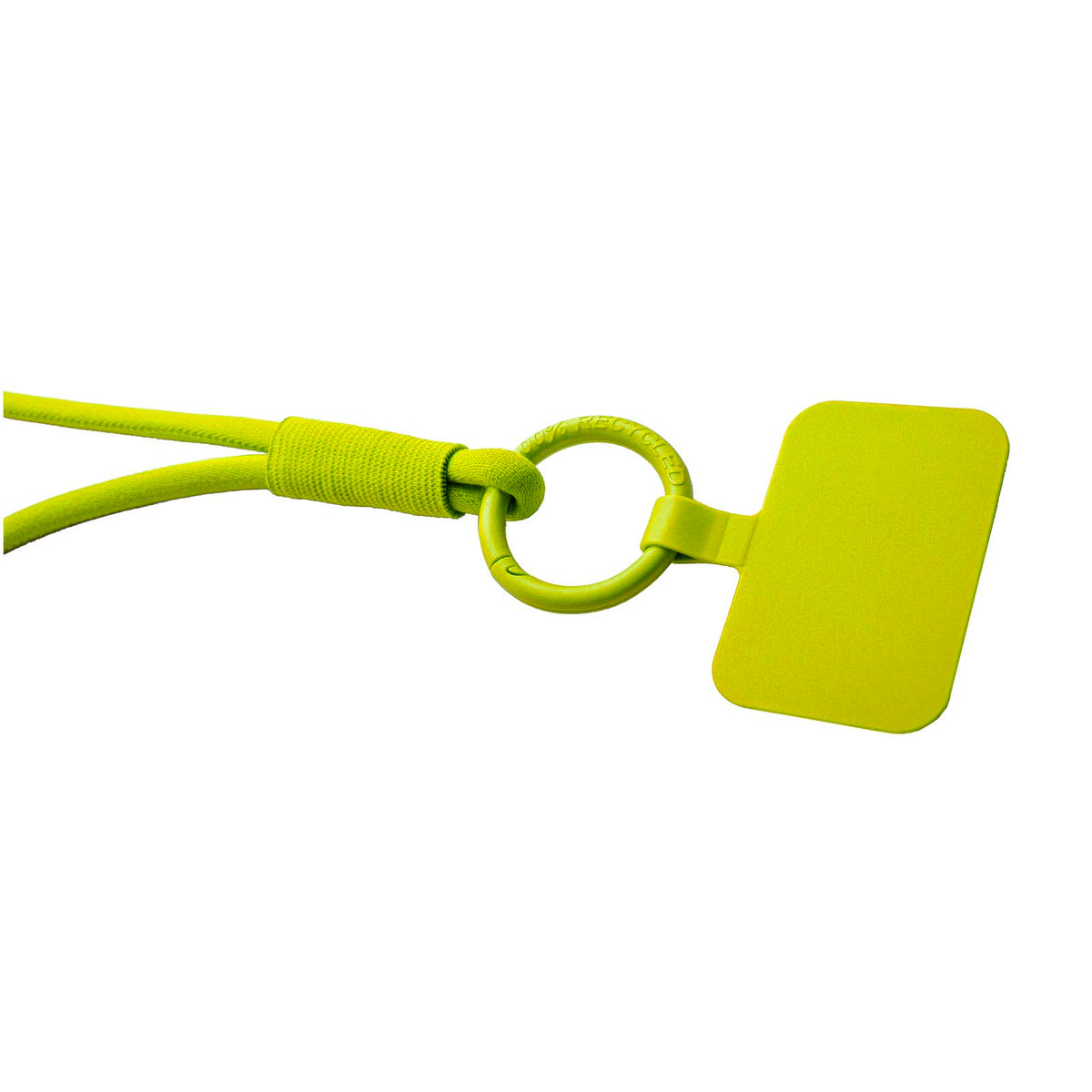 Tubyard Lanyard mit Telefonhalterung und elastischem Band – Gelb