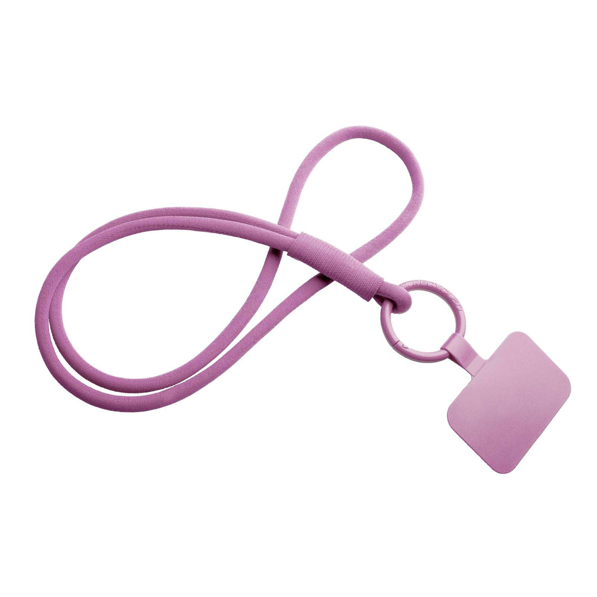 Tubyard Lanyard mit Telefonhalterung und elastischem Band – Fliederfarben