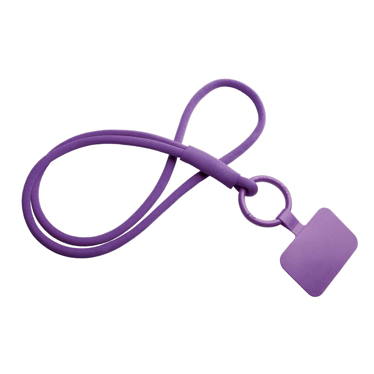 Tubyard Lanyard mit Telefonhalterung und elastischem Band – Lila