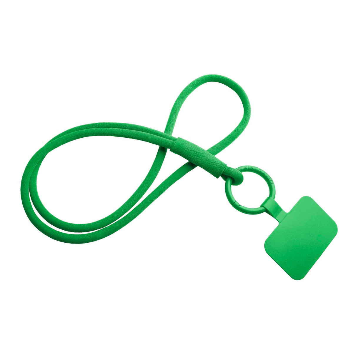 Tubyard Lanyard mit Telefonhalterung und elastischem Band – Grün