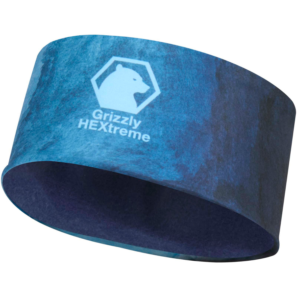 Emma Sublimation Stirnband aus PET mit Fleece – Navy