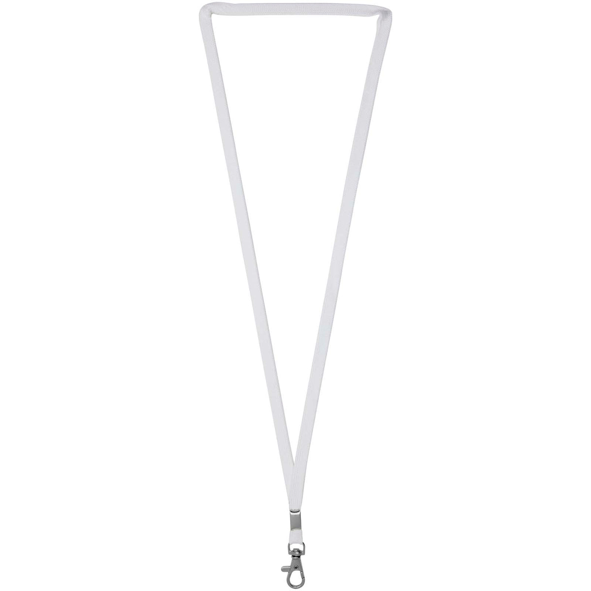 Ava Schlauchförmiges Sublimation Lanyard – Weiss