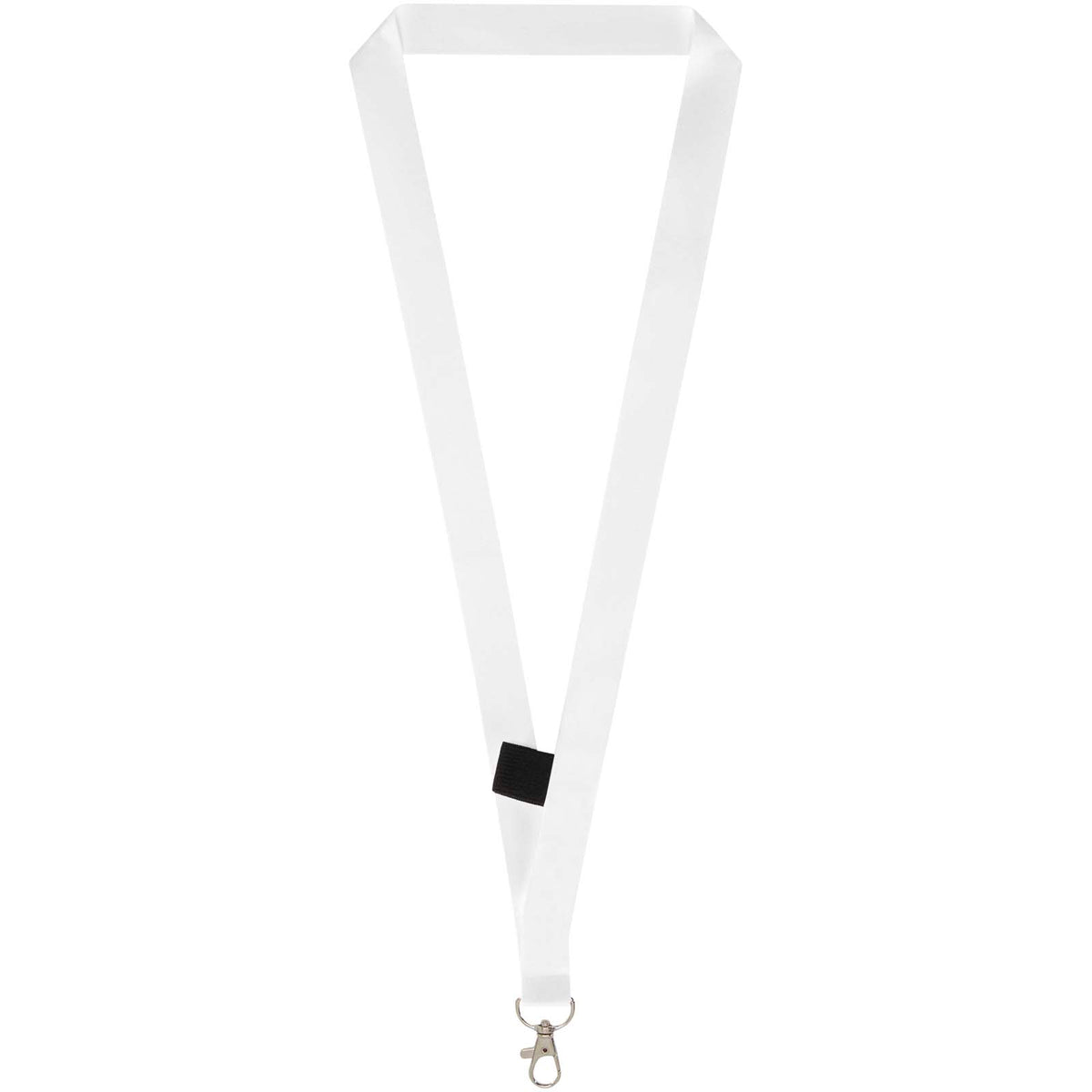 Neve Sublimation Lanyard für mit Loop – Schwarz / Weiss