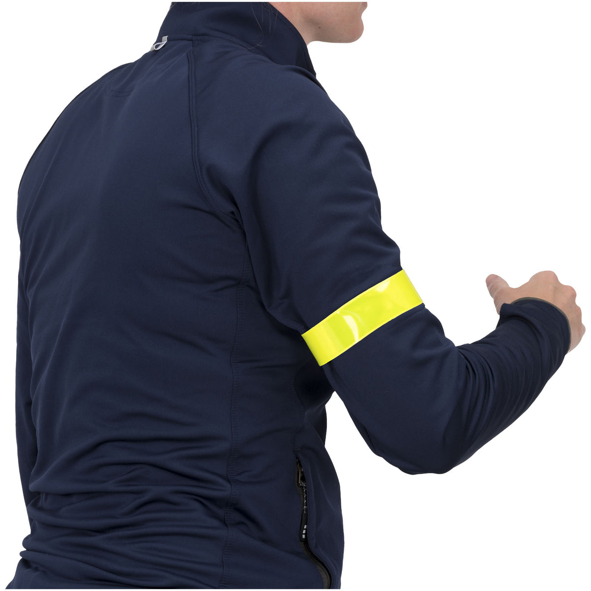 RFX™ 34 cm reflektierendes PVC Schnapparmband – Neongelb