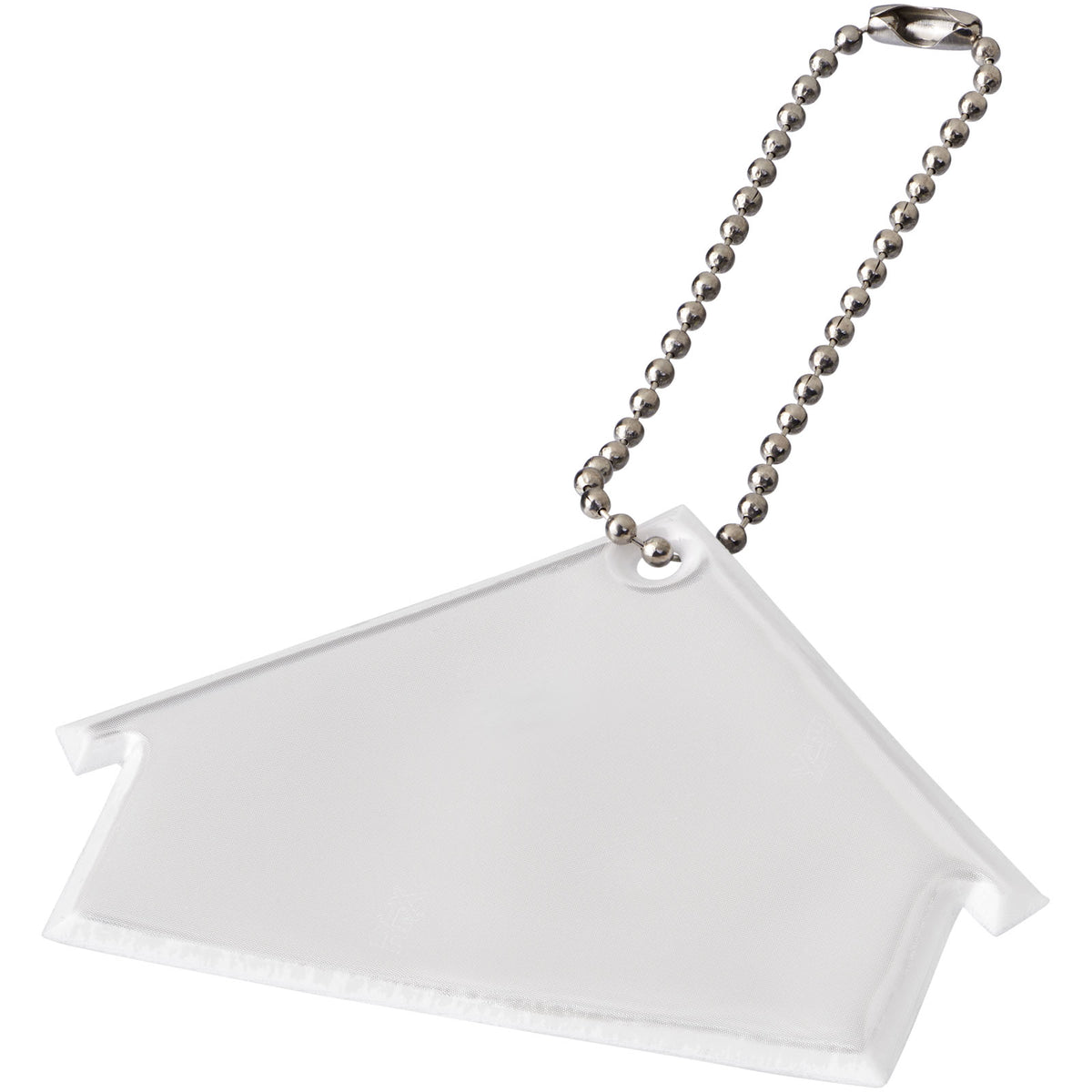 RFX™ H 12 Reflektierende Anhänger in Form eines Hauses – Weiss