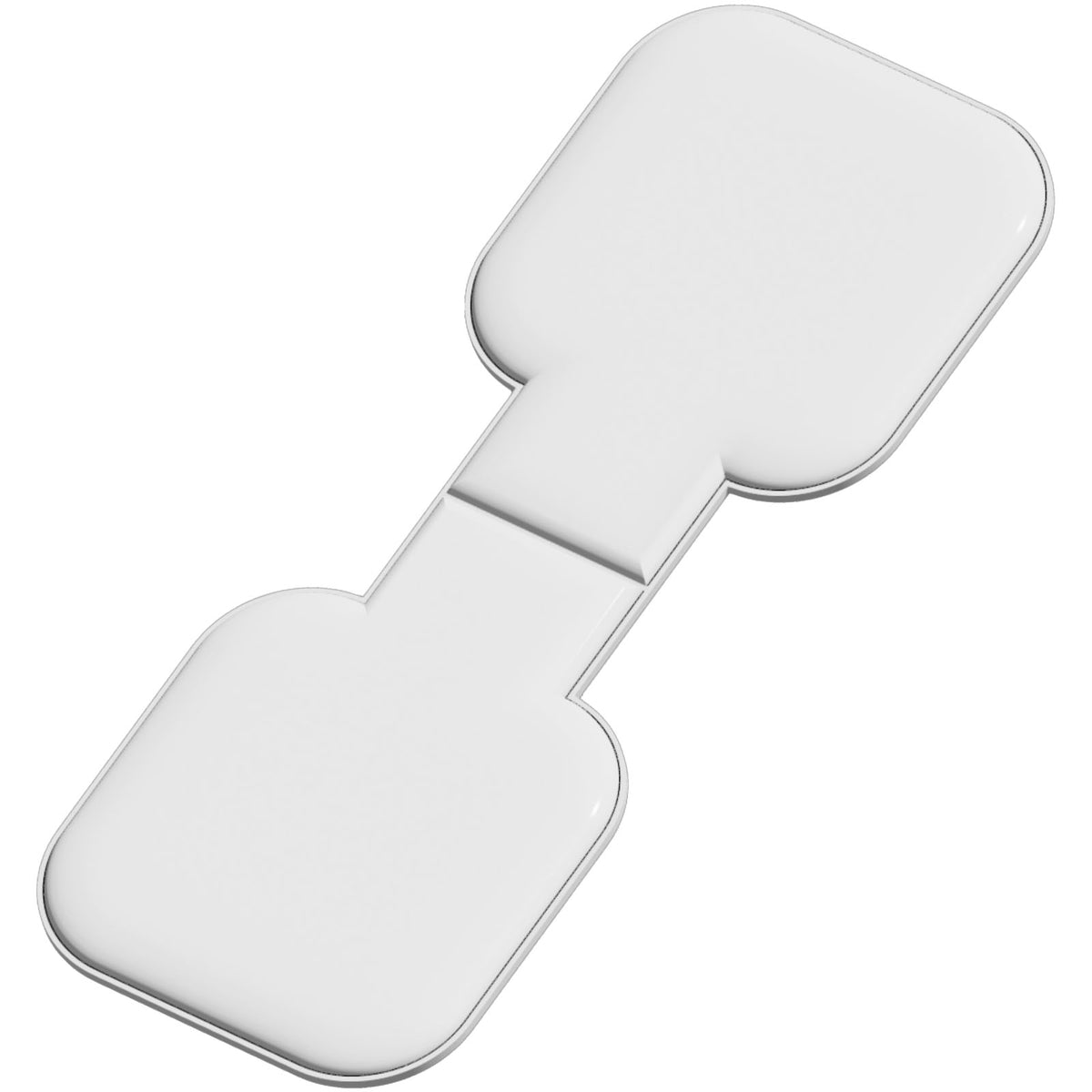 RFX™ M 10 Quadratischer, reflektierender PVC Magnet – Weiss