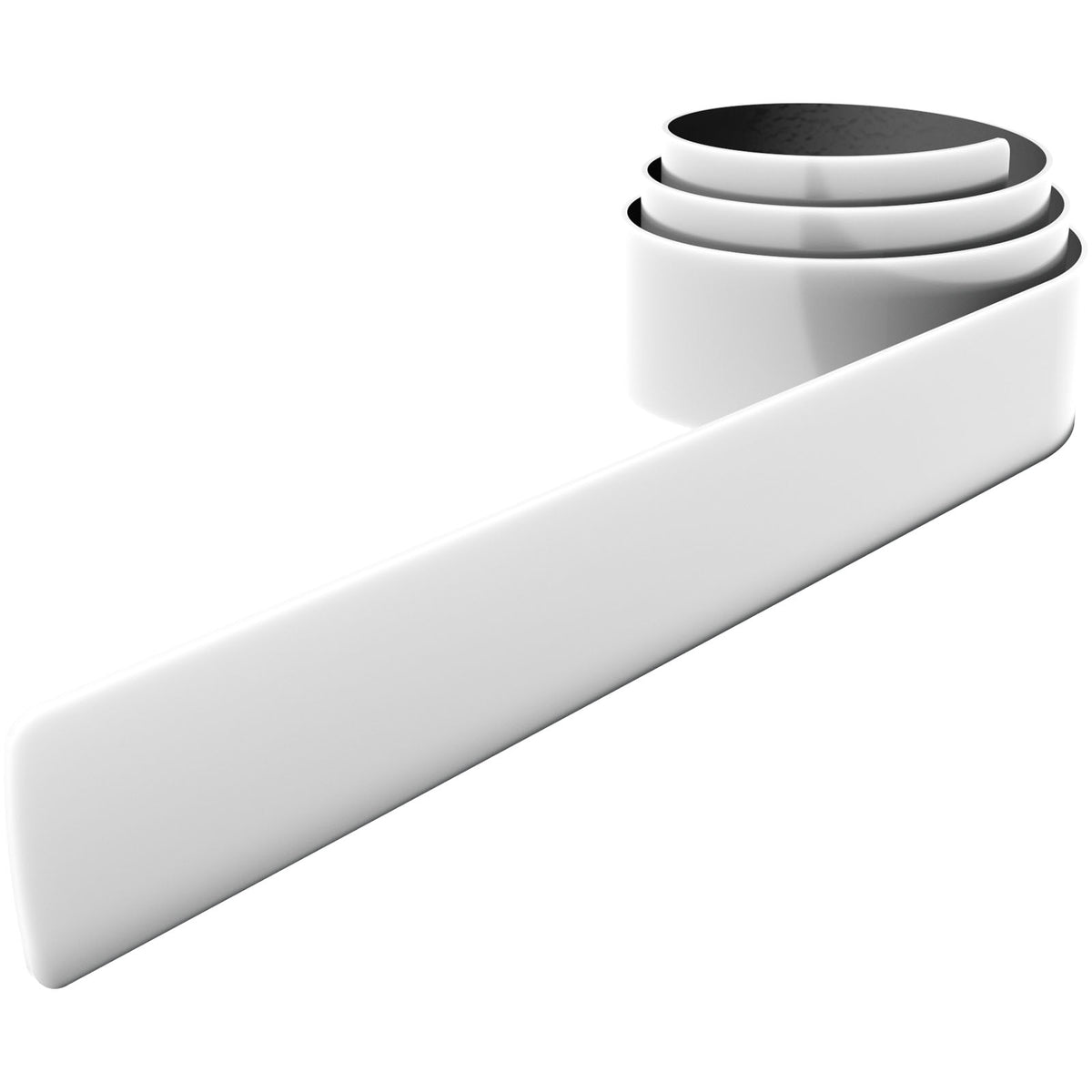 RFX™ 44 cm reflektierendes TPU Schnapparmband – Weiss