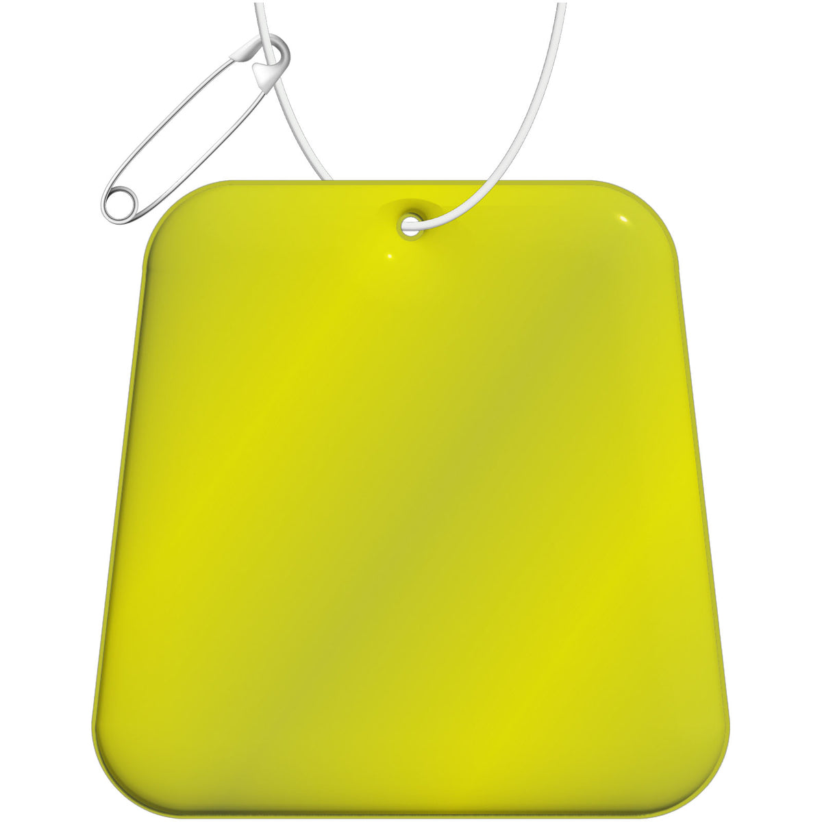 RFX™ H 09 Trapezförmiger reflektierender PVC Anhänger – Neongelb