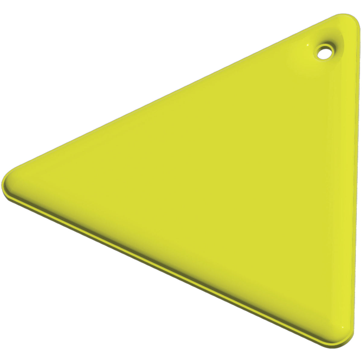 RFX™ H 12 Dreieckiger reflektierender TPU Anhänger – Neongelb