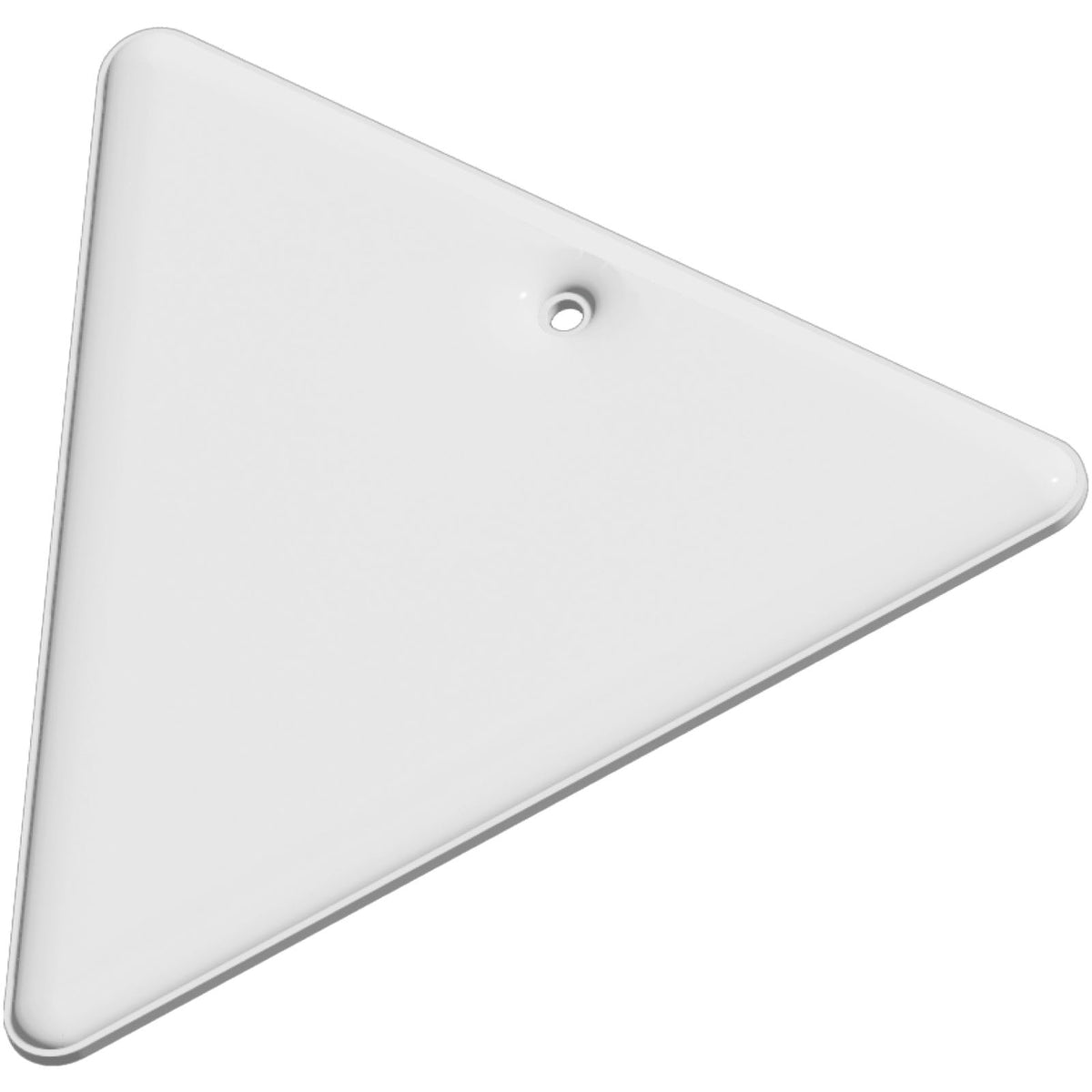 RFX™ H 12 reflektierender PVC Anhänger Dreieck – Weiss