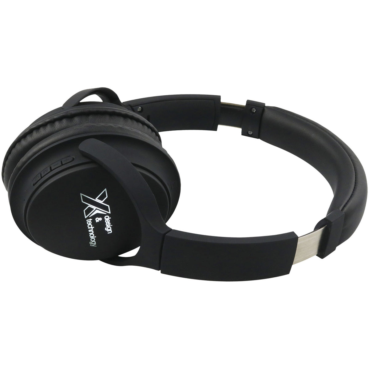 SCX.design E20 Bluetooth 5.0 Kopfhörer mit Leuchtlogo – Schwarz / Weiss