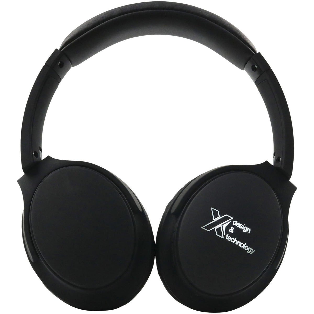 SCX.design E20 Bluetooth 5.0 Kopfhörer mit Leuchtlogo – Schwarz / Weiss