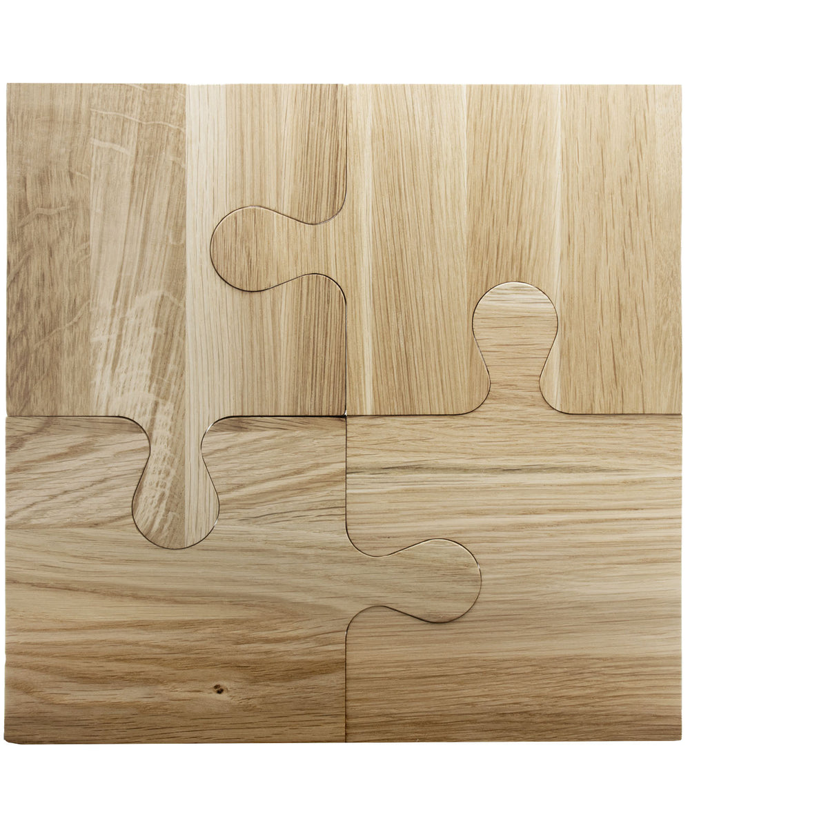 SCX.design K05 Puzzle Schneidebrett Set aus Eiche – Holz