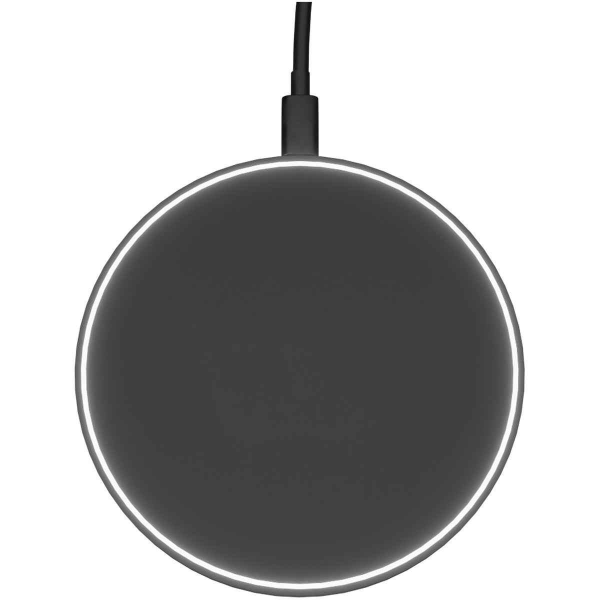 SCX.design W2115 W kabelloses Ladepad mit Leuchtlogo – Schwarz