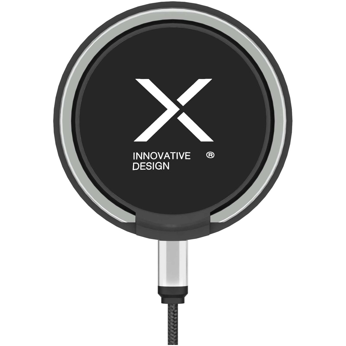 SCX.design W35 15W MagSafe Ring Ladegerät – Schwarz