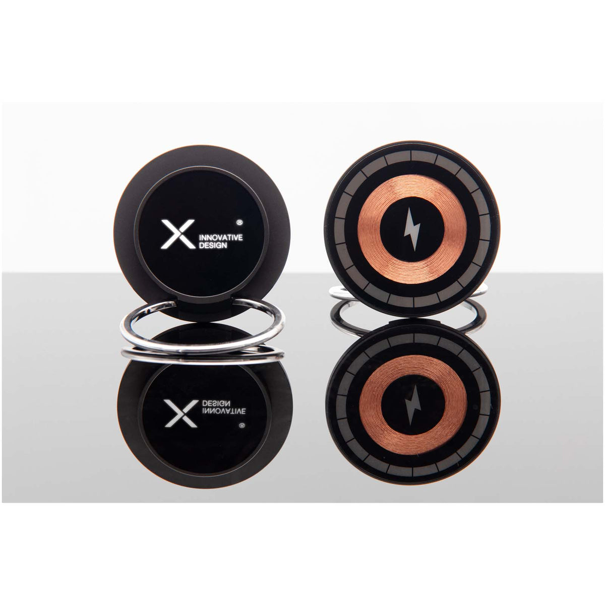 SCX.design W35 15W MagSafe Ring Ladegerät – Schwarz