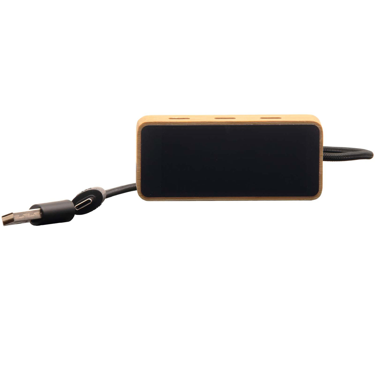 SCX.design H21 8 in 1 USB Hub mit doppeltem Eingang und 6 Anschlüssen – Holz