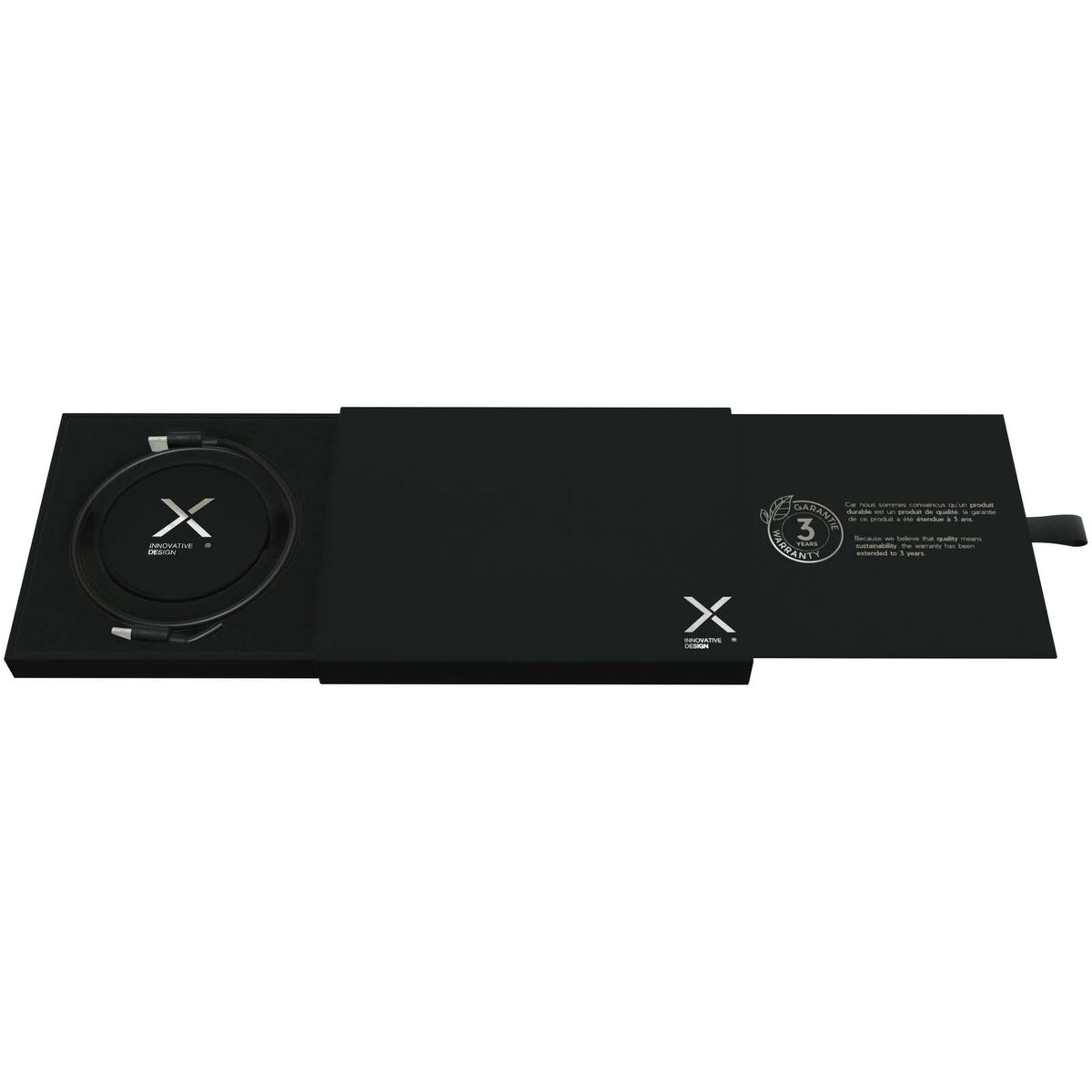 SCX.design W37 15W extra slim kabelloses Ladepad – Schwarz