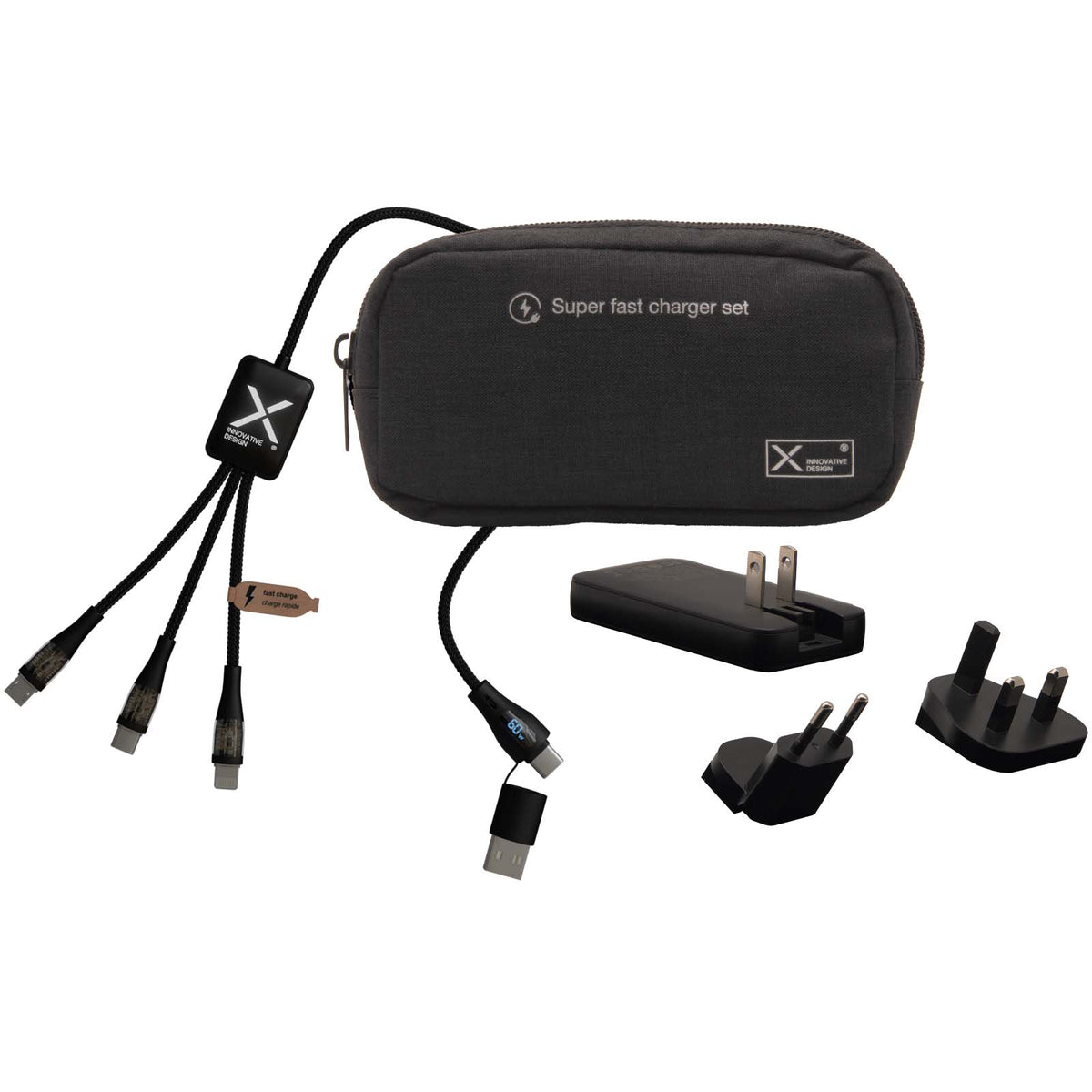 SCX.design C56 65W Reiseadapter – Schwarz