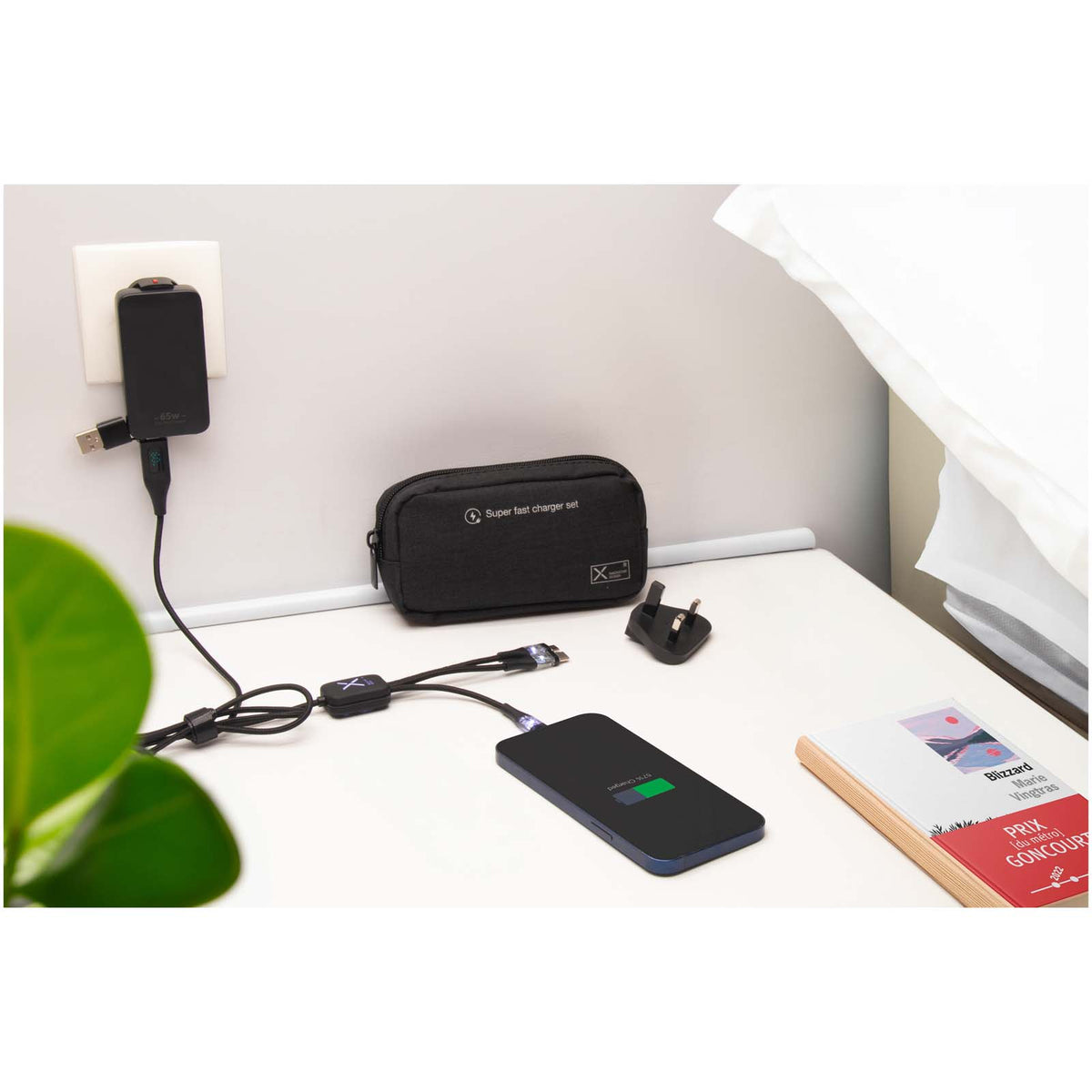 SCX.design C56 65W Reiseadapter – Schwarz