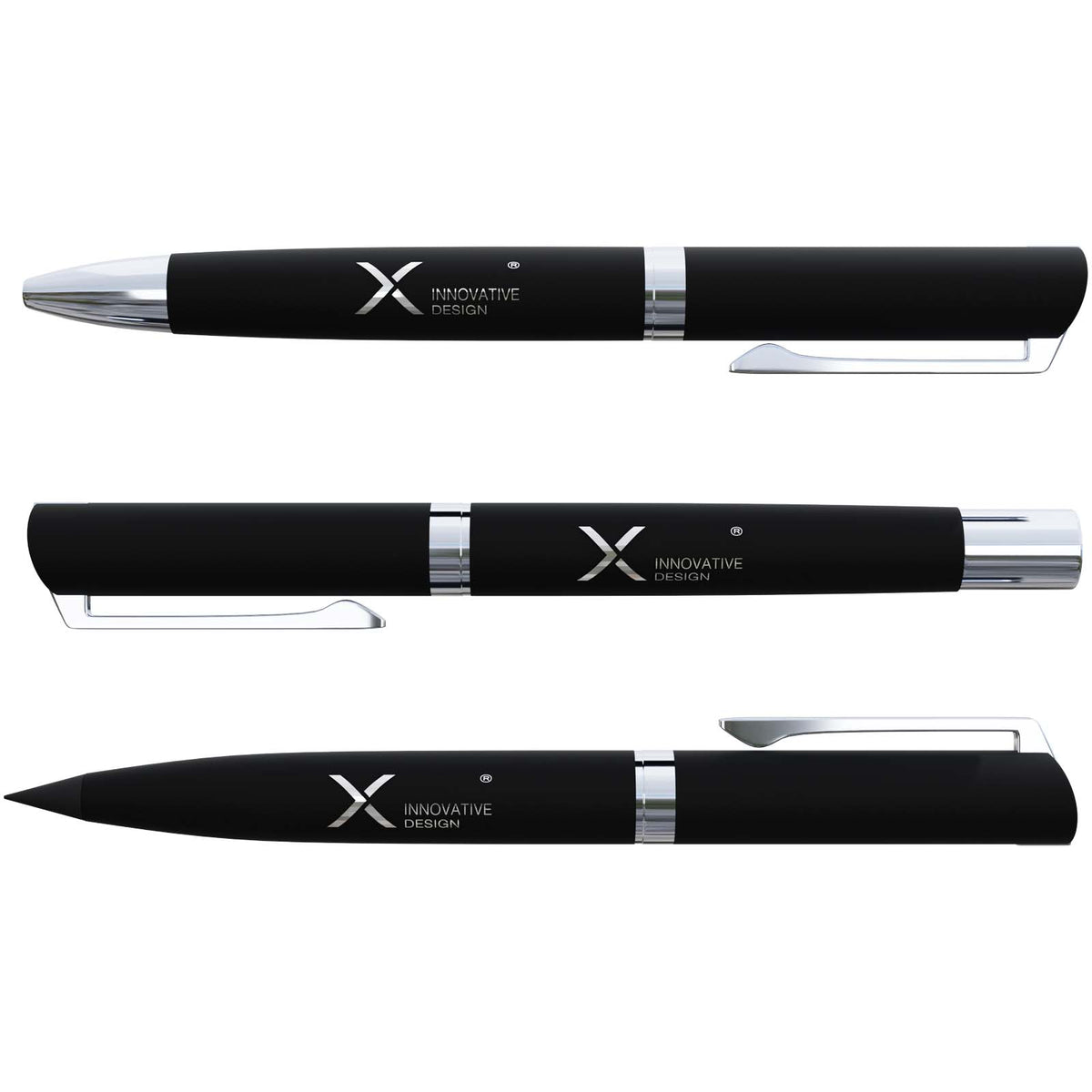 SCX.design B11 Set mit 3 Stiften – Schwarz