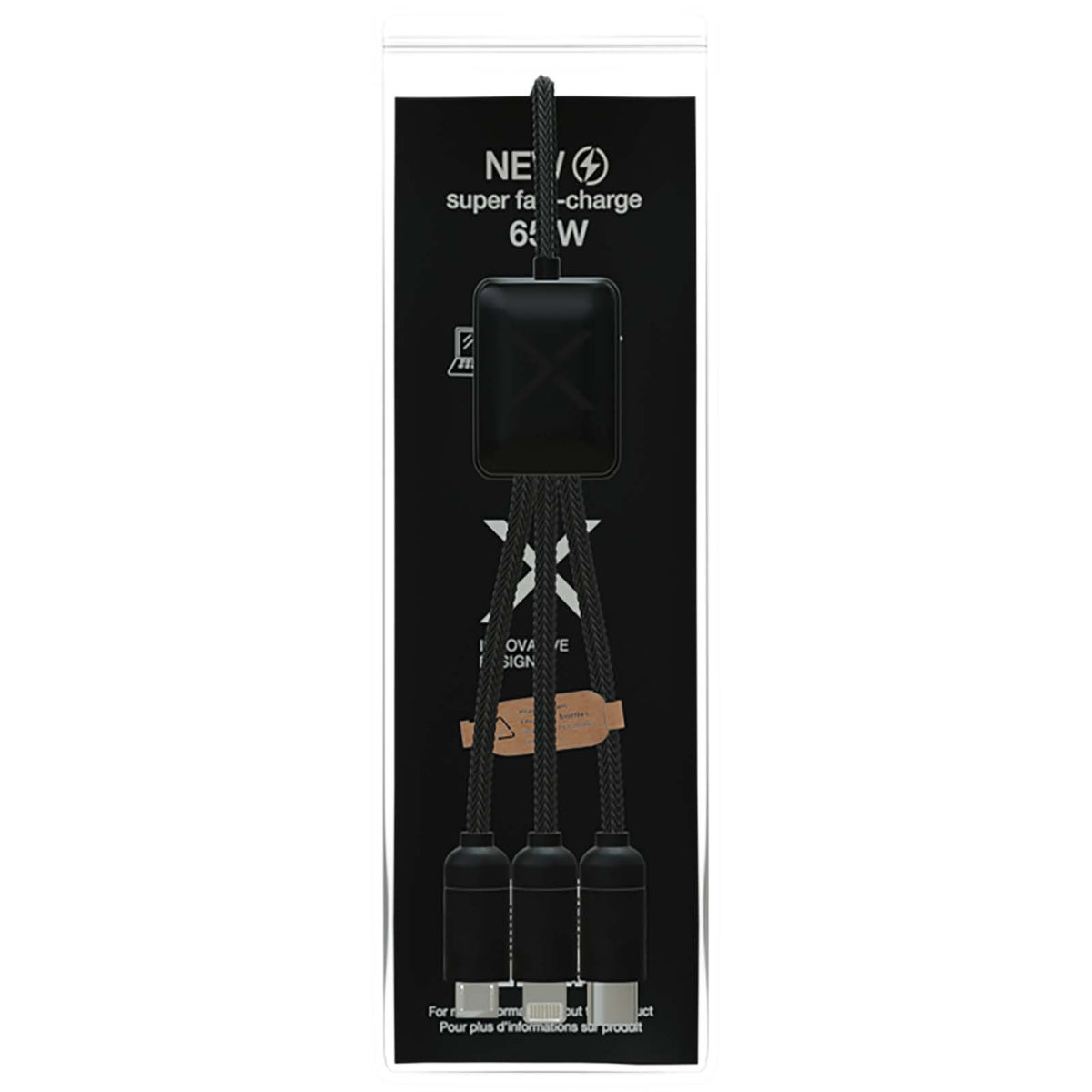 SCX.design C35 5 in 1 Ladekabel – Schwarz