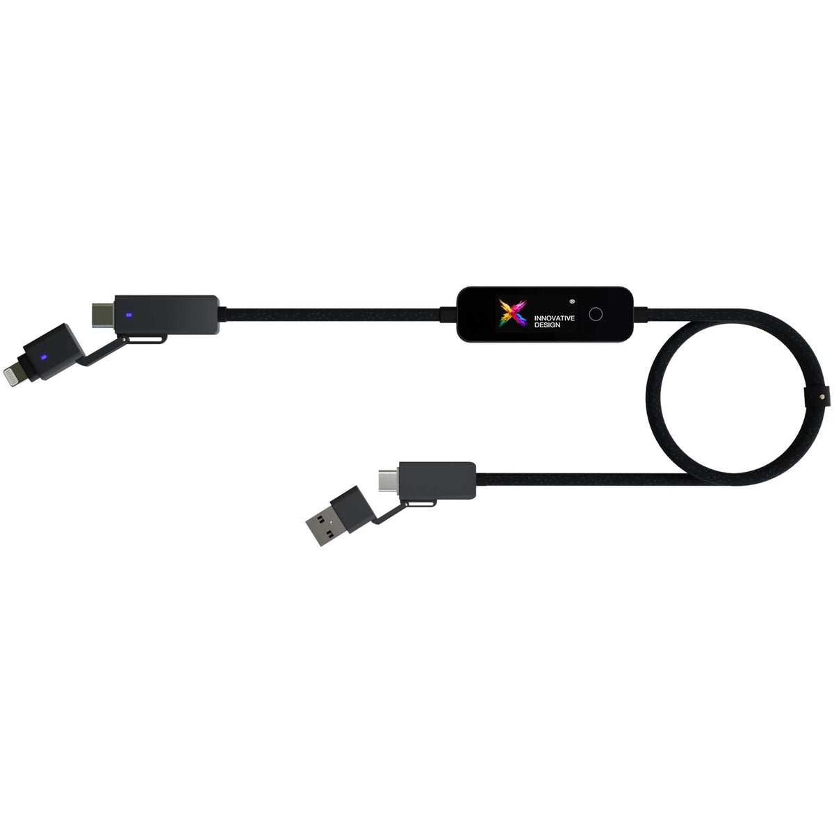 SCX.design C41 100W Digital Ladekabel – Schwarz