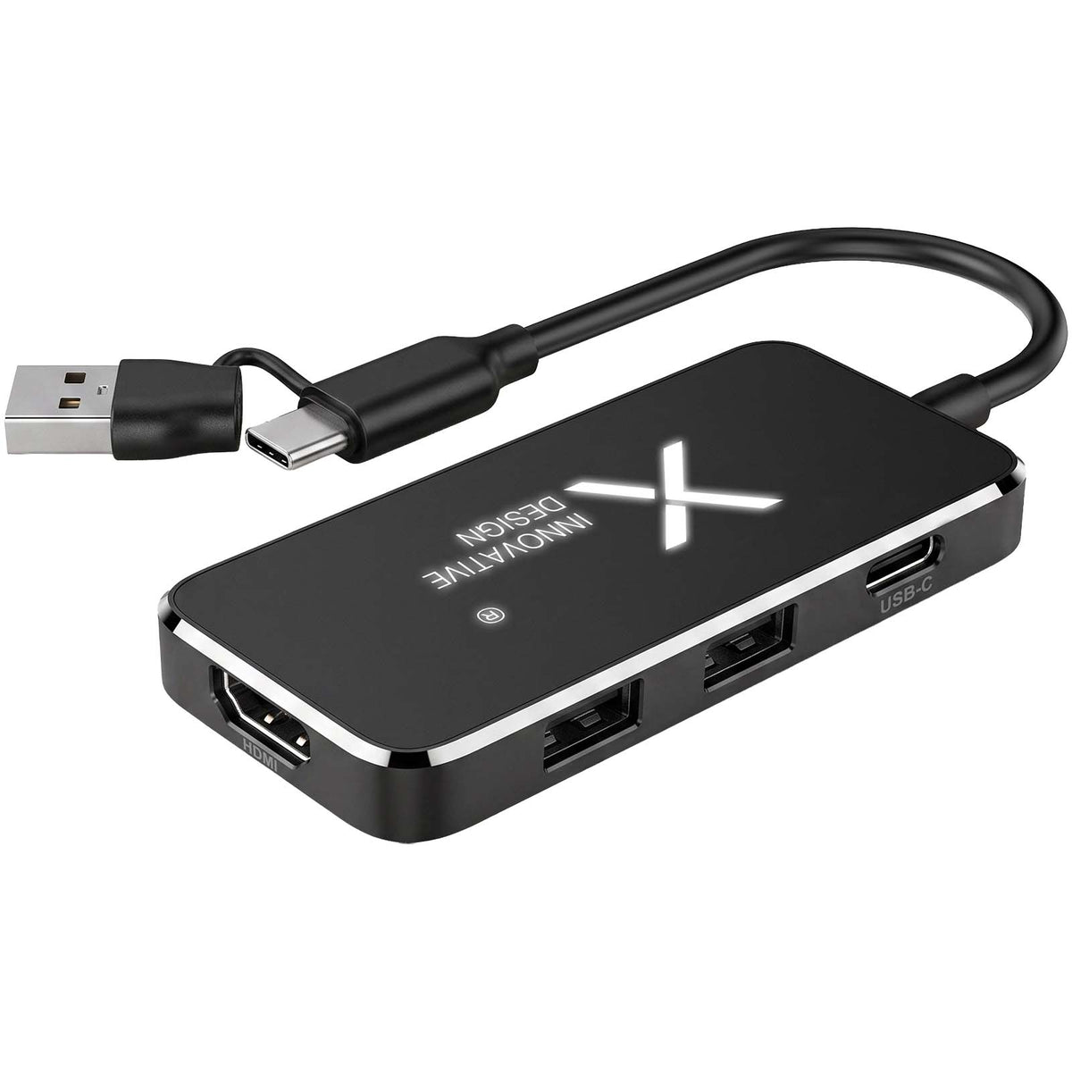 SCX.design H22 7 in 1 USB Hub – Schwarz