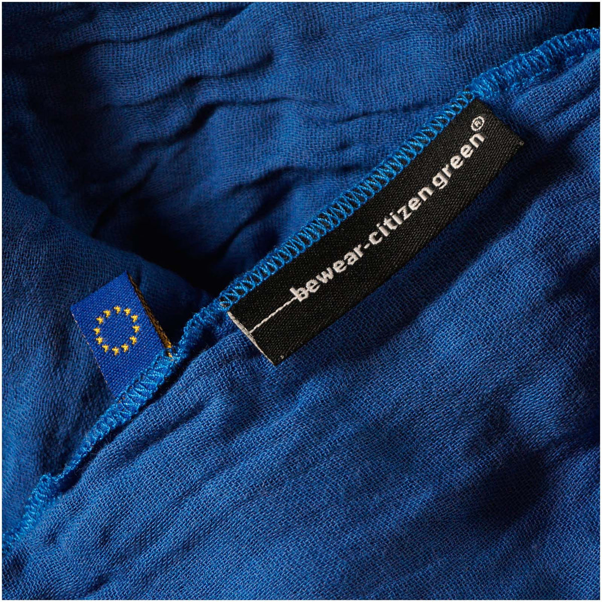 Scarfy 50 × 220 cm Schal aus Baumwolle – Blau