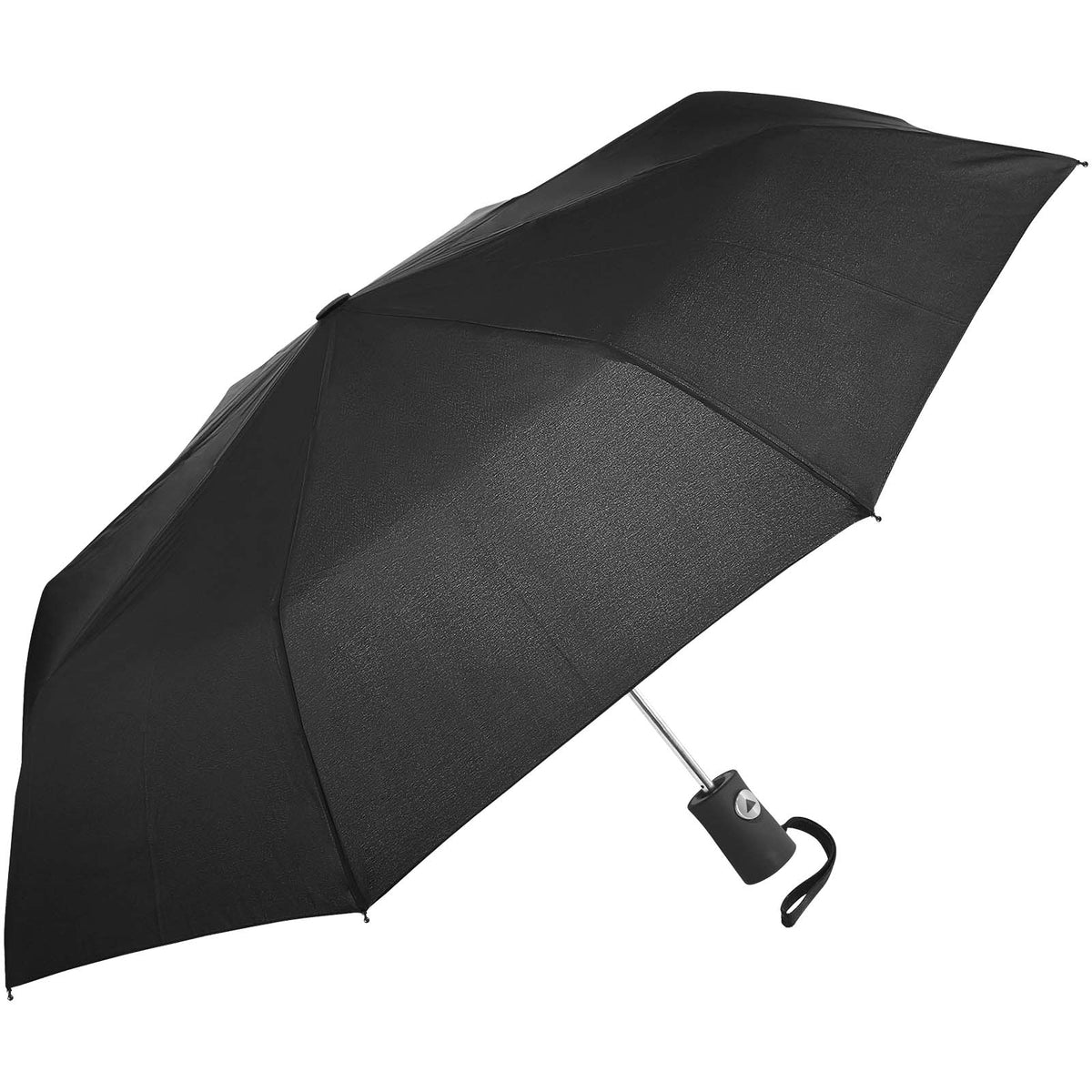 Cloud 25" Kompaktregenschirm – Schwarz