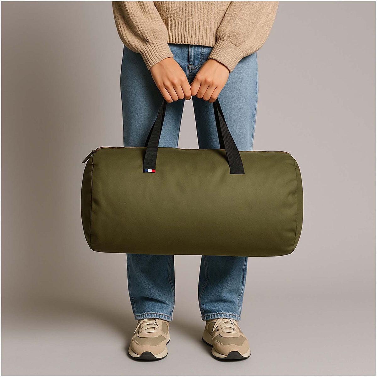 Pollux Reisetasche aus Baumwolle – Khaki