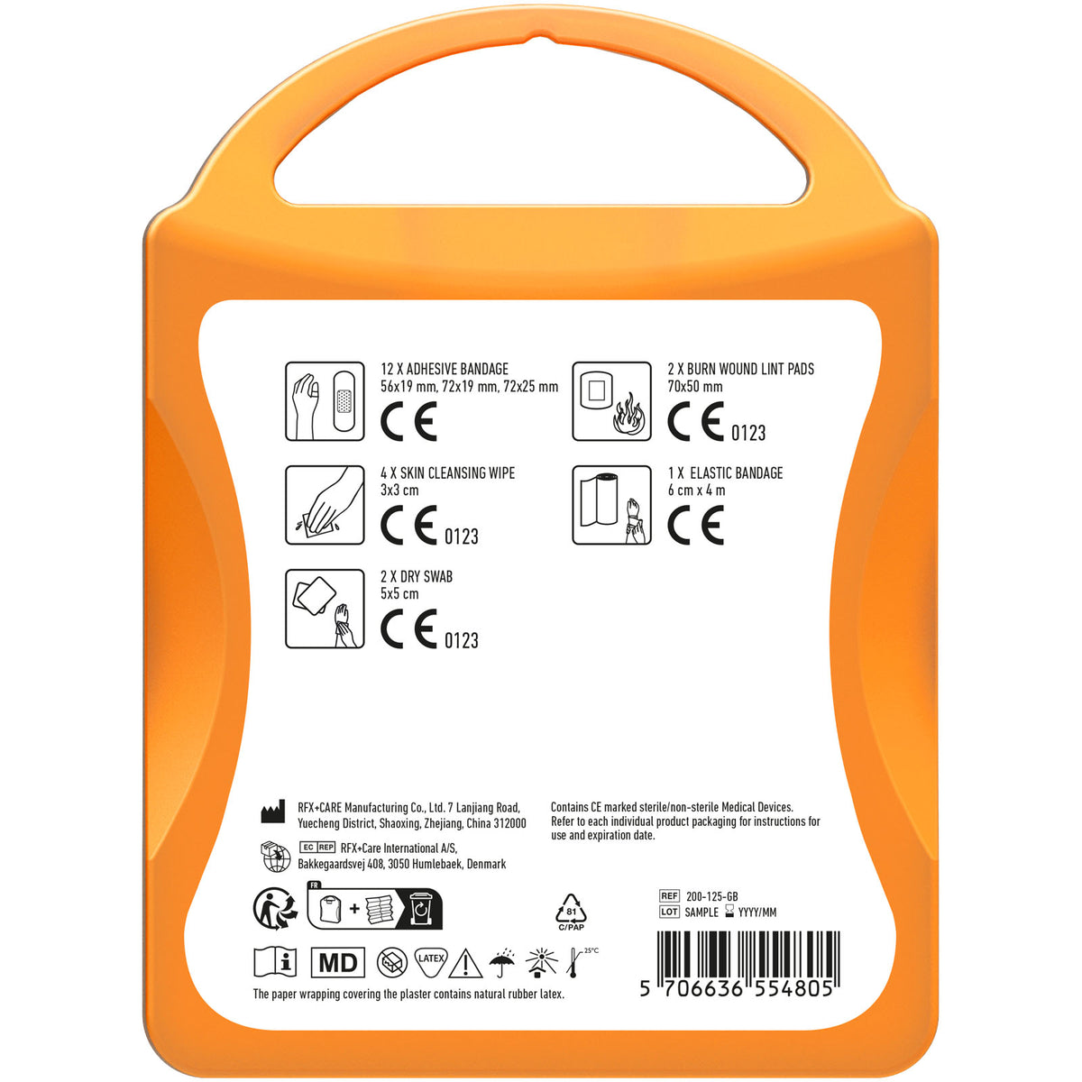 MyKit Erste Hilfe Set – Transparent orange